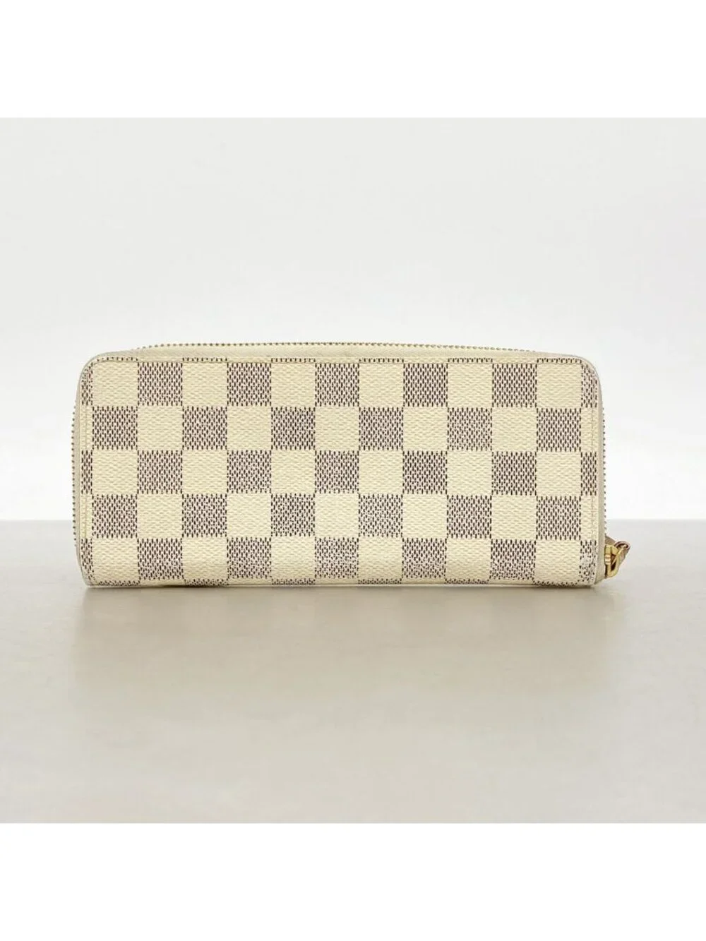 Louis Vuitton Wallet Damier Azur Portefeuille Clemence White Rose Ballerine